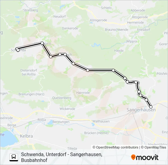 Автобус 461: карта маршрута