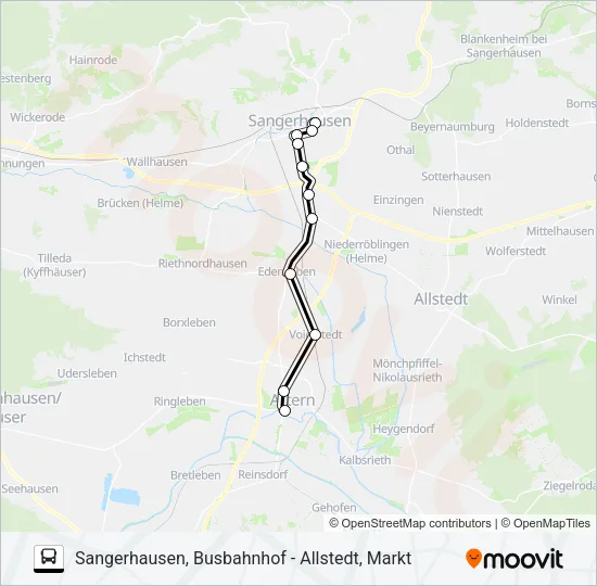 480 Bus Line Map