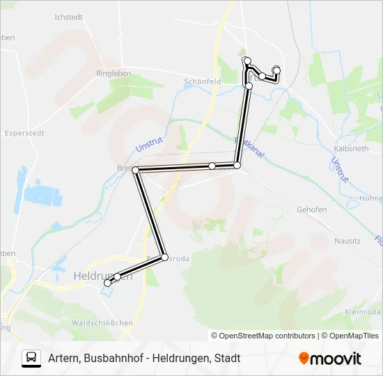 Автобус 484: карта маршрута