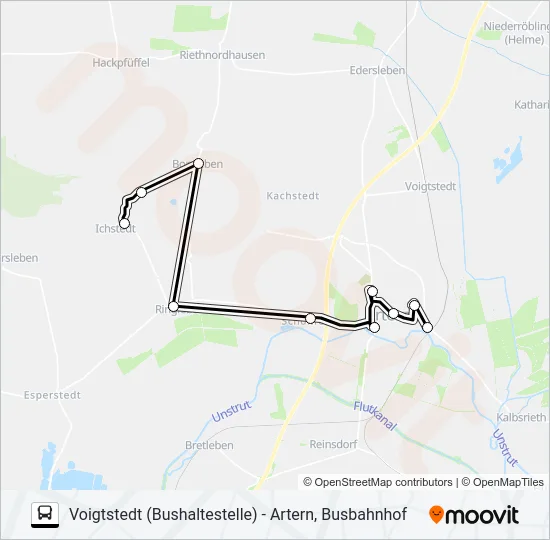 490 Bus Line Map