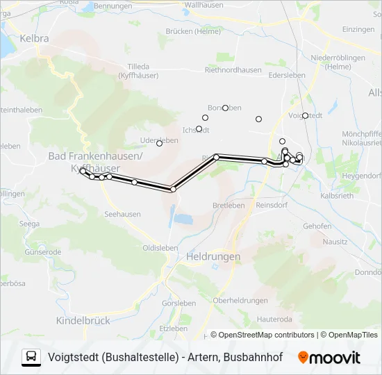 Автобус 490: карта маршрута