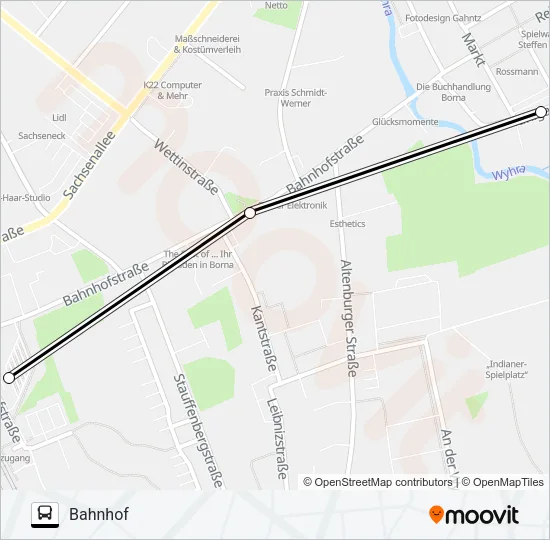A Bus Line Map