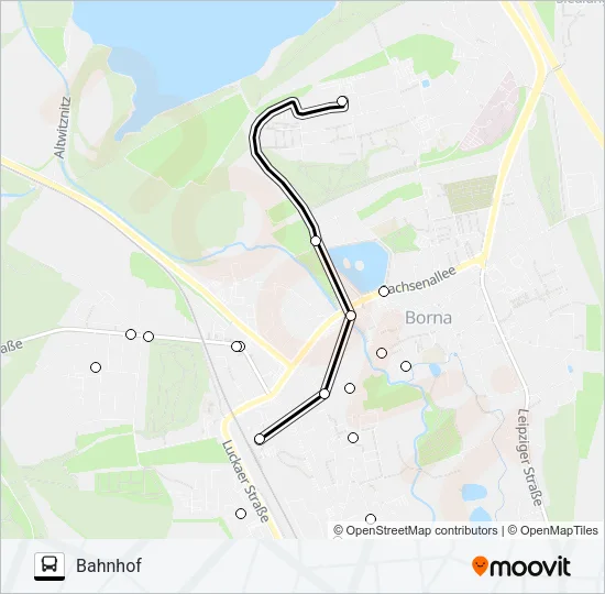 A Bus Line Map
