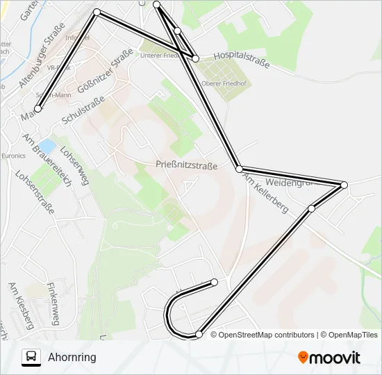 F Bus Line Map