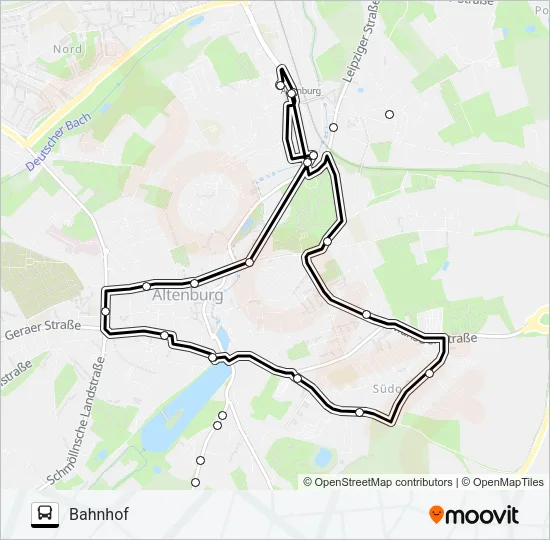 Z Bus Line Map