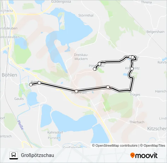 Автобус 275: карта маршрута