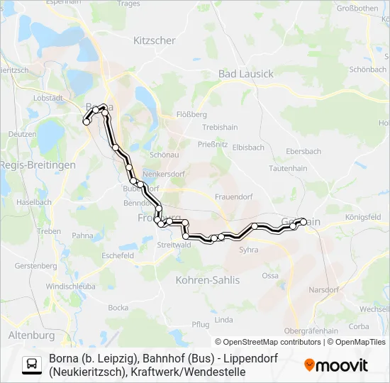 Автобус 286: карта маршрута