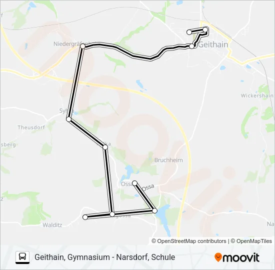 Автобус 290: карта маршрута