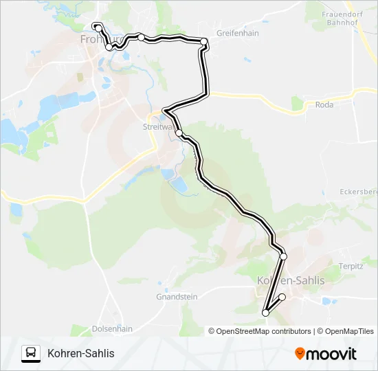 Автобус 295: карта маршрута