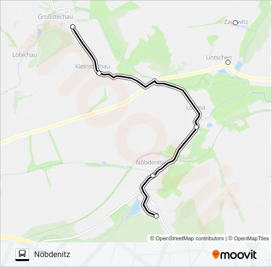 353 Bus Line Map