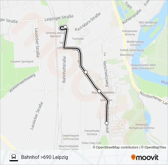 A Bus Line Map