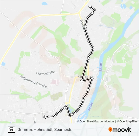 A Bus Line Map
