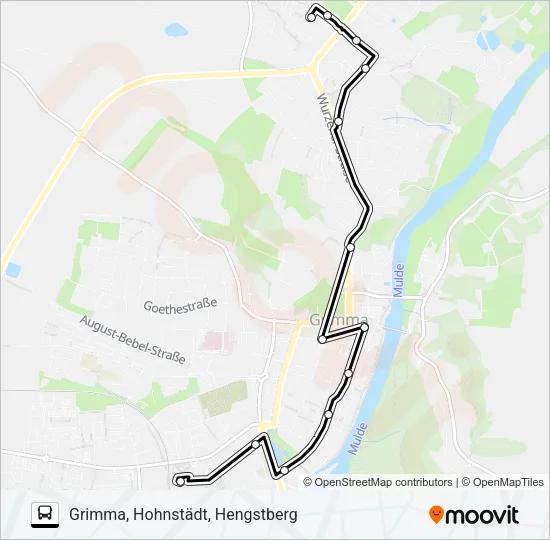 A Bus Line Map