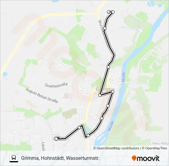 A Bus Line Map