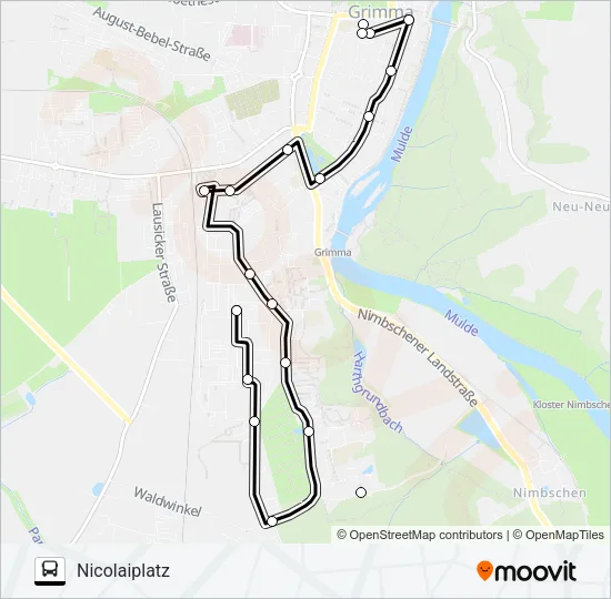 A Bus Line Map