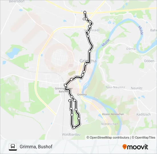 A Bus Line Map
