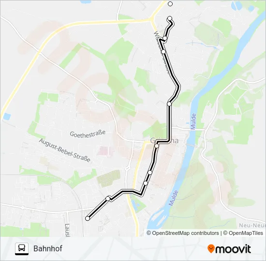 A Bus Line Map