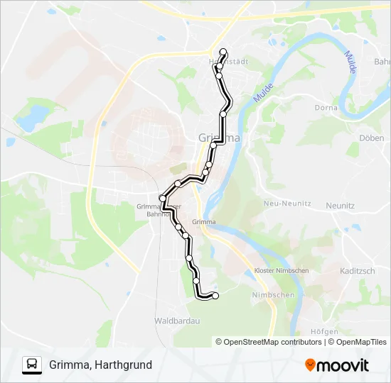 A Bus Line Map