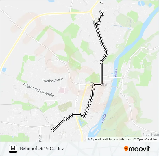 A Bus Line Map