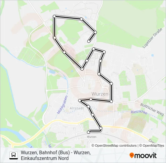 A Bus Line Map