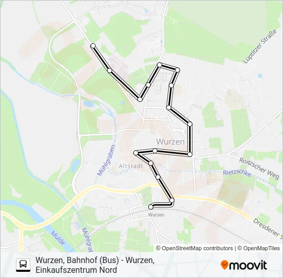 A Bus Line Map