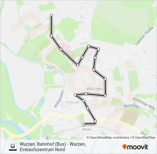 A Bus Line Map