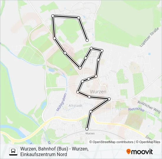 A Bus Line Map