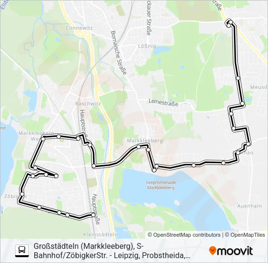 106 Bus Line Map