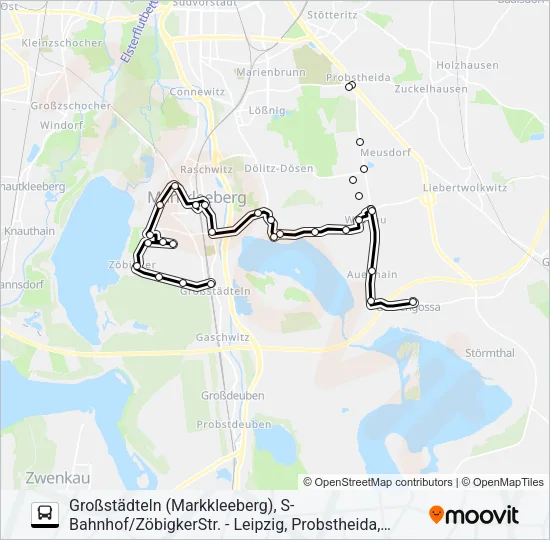 106 Bus Line Map