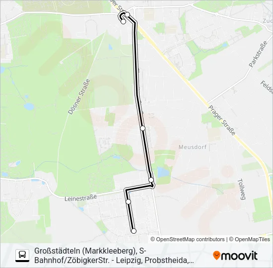 106 Bus Line Map