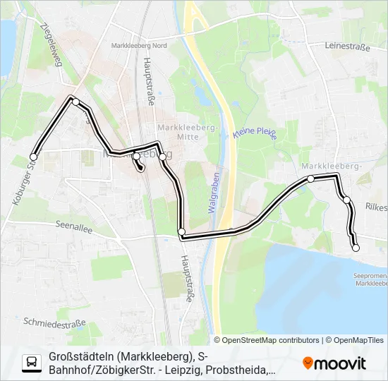106 Bus Line Map