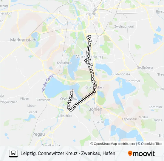 107 Bus Line Map