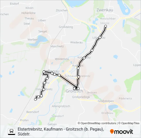Автобус 124: карта маршрута