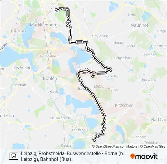 141 Bus Line Map