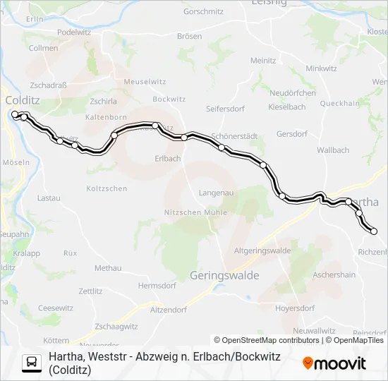 Автобус 622: карта маршрута
