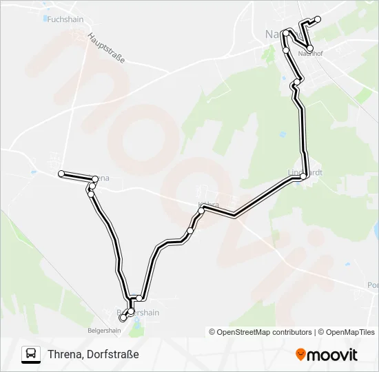 Автобус 645: карта маршрута