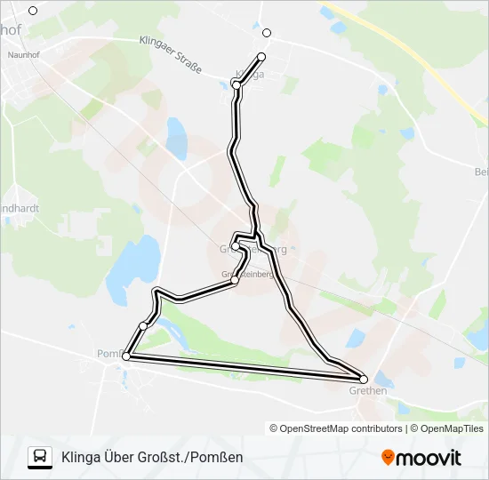 Автобус 645: карта маршрута