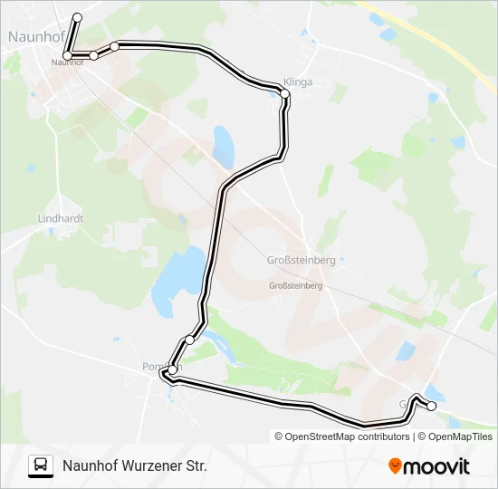 Автобус 645: карта маршрута