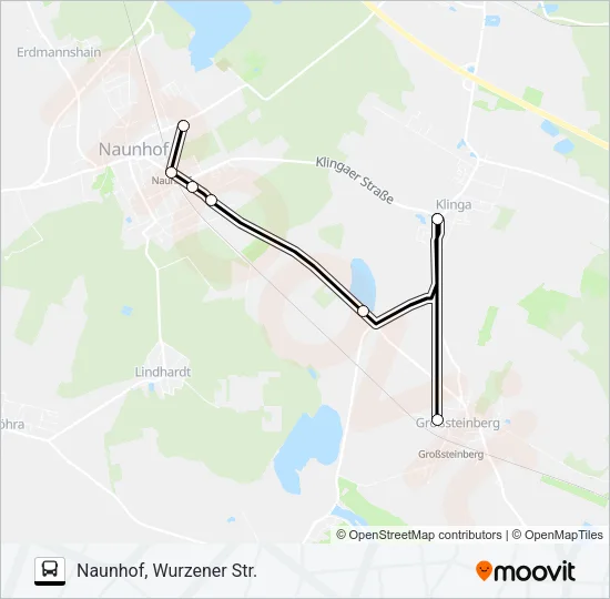 Автобус 645: карта маршрута