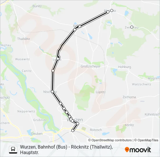 671 Bus Line Map