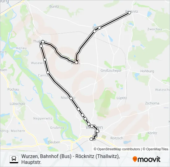 671 Bus Line Map