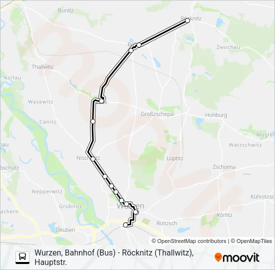 671 Bus Line Map
