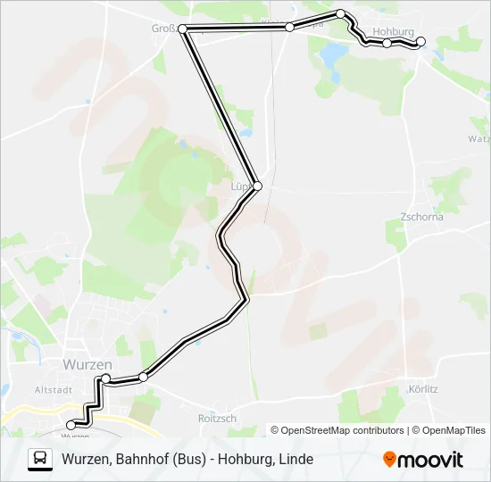 672 Bus Line Map
