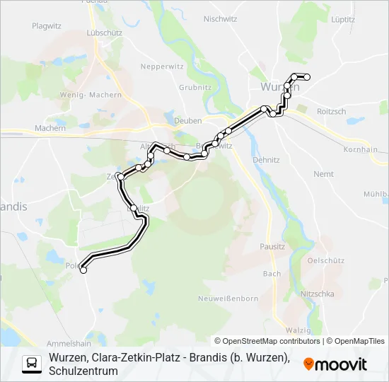 680 Bus Line Map