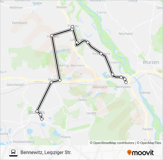 Автобус 682: карта маршрута