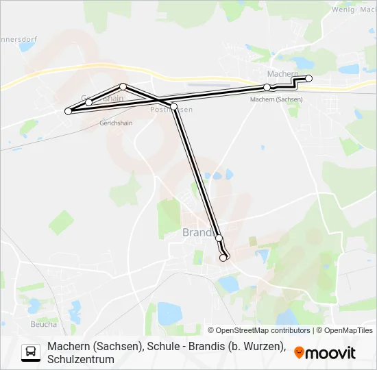 Автобус 683: карта маршрута