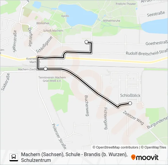 Автобус 683: карта маршрута