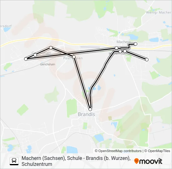 Автобус 683: карта маршрута