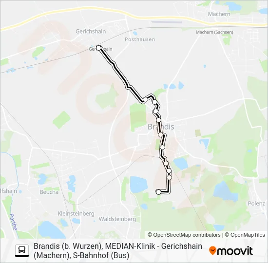 Автобус 689: карта маршрута