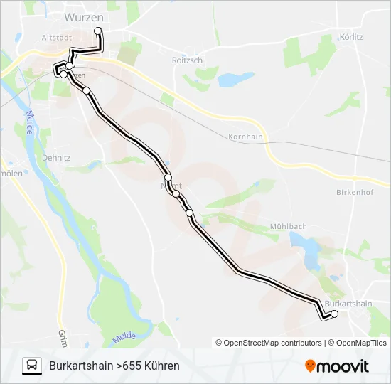 694 Bus Line Map